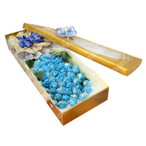 파란장미꽃박스